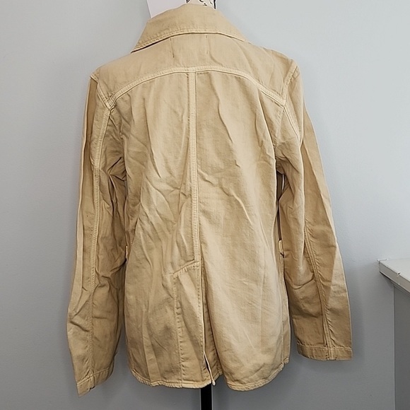 Free People X Sandrine Rose Oversized Empire Jean Jacket In Cream. NWT! Sz M & L - Picture 5 of 16